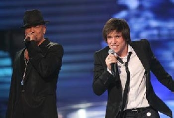 Pascal Obispo et Quentin Mosimann