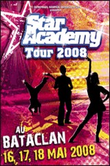 Affiche de la tournée 2008 de la Star Academy